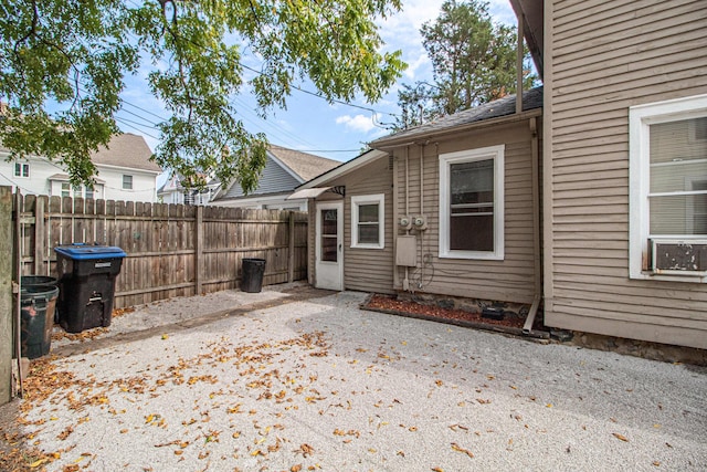 exterior space with a patio area