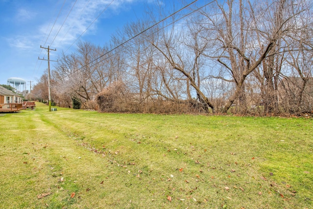 view of yard