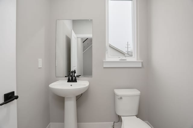 bathroom with toilet