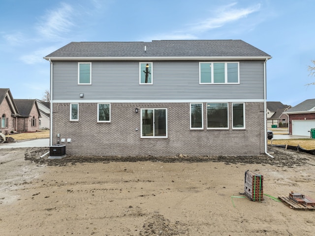 back of property with brick siding