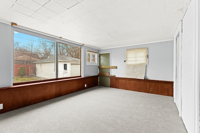 unfurnished sunroom featuring a healthy amount of sunlight