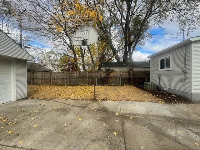 exterior space with central AC unit