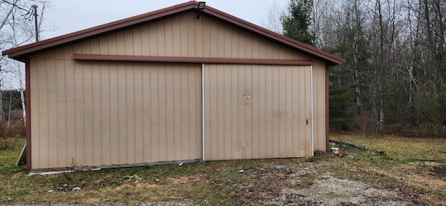 view of outbuilding