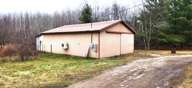 view of outdoor structure