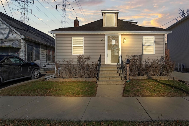 view of bungalow-style house