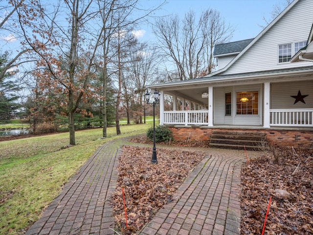 view of patio / terrace featuring a porch