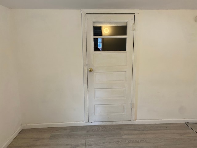 interior space with wood-type flooring