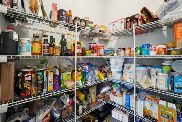 view of pantry