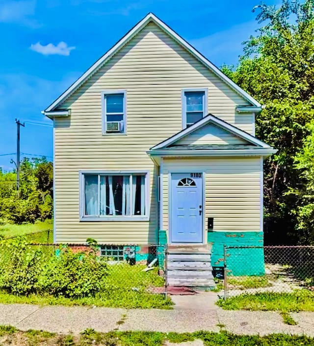 view of front of property