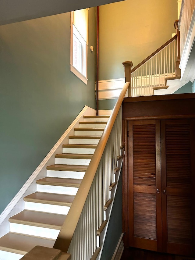 view of stairs