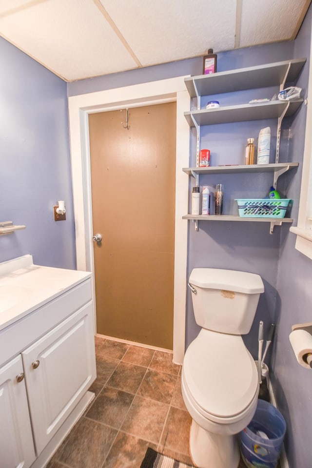 118 S Railroad St, Allen, MI 49227 - bathroom with vanity and toilet