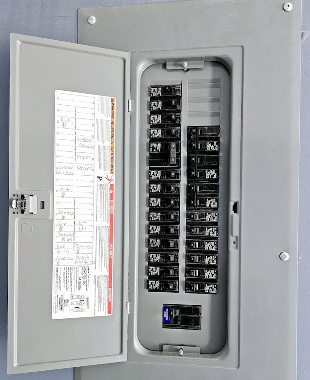 utilities with electric panel