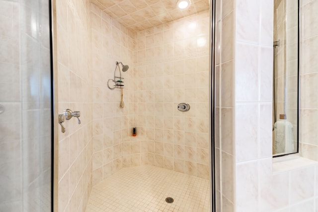 bathroom with walk in shower