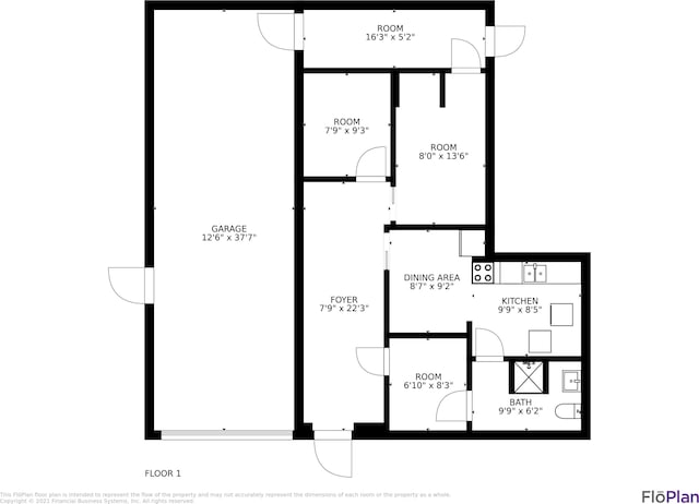2639 S 3rd St, Niles, MI 49120 - floor plan
