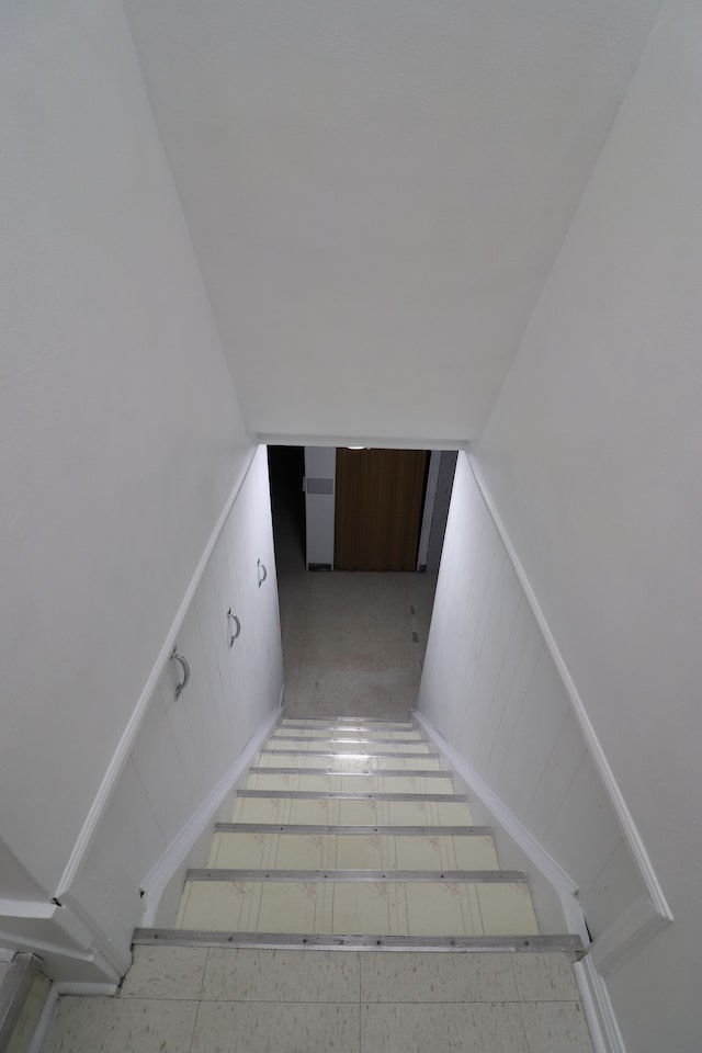 view of staircase