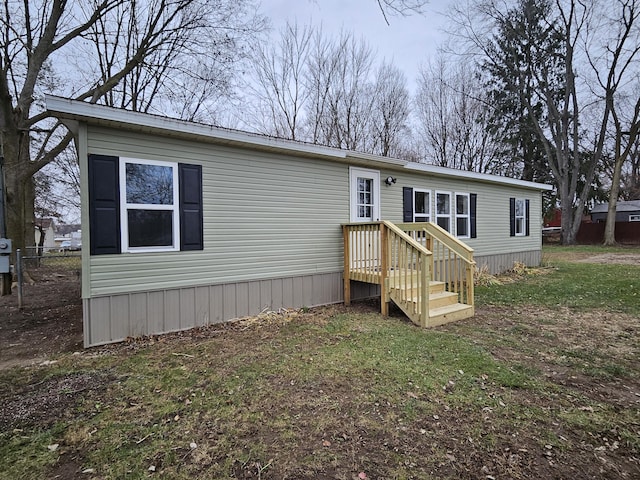 view of back of property