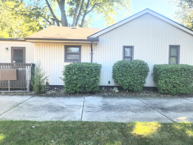 view of side of property