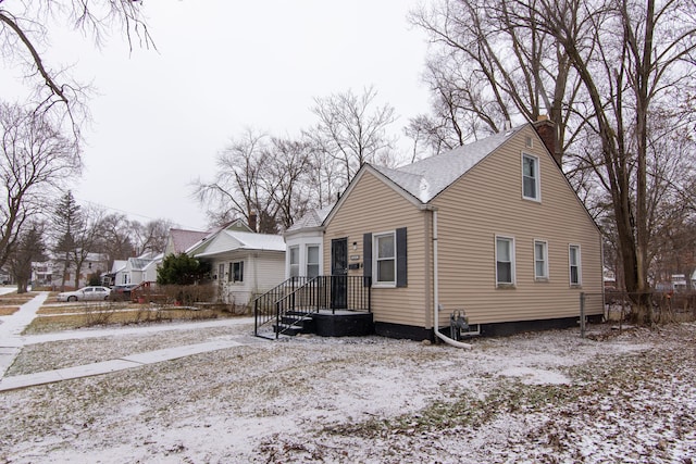 view of bungalow