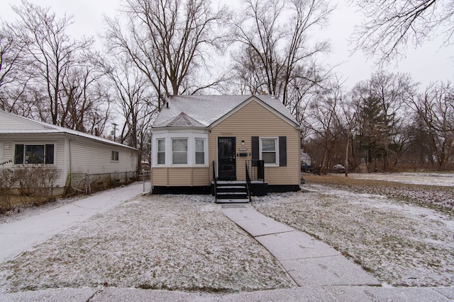 view of bungalow