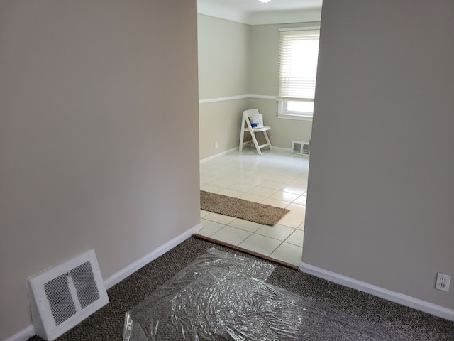 view of tiled empty room