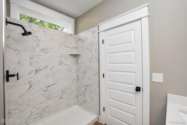43 Candlelight Ct, Brighton, MI 48114 - bathroom featuring tiled shower