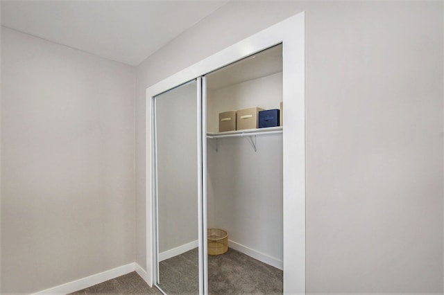 view of closet