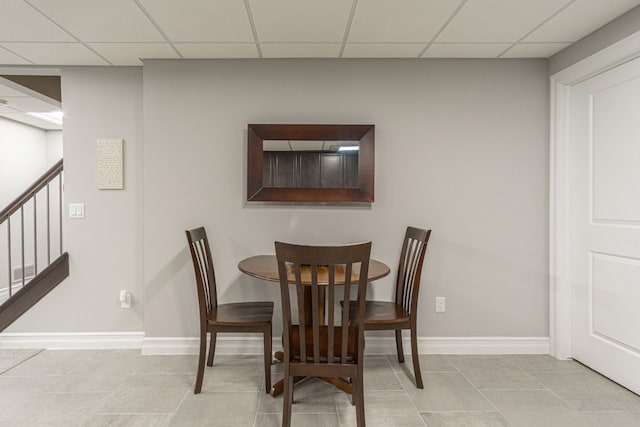 view of dining room