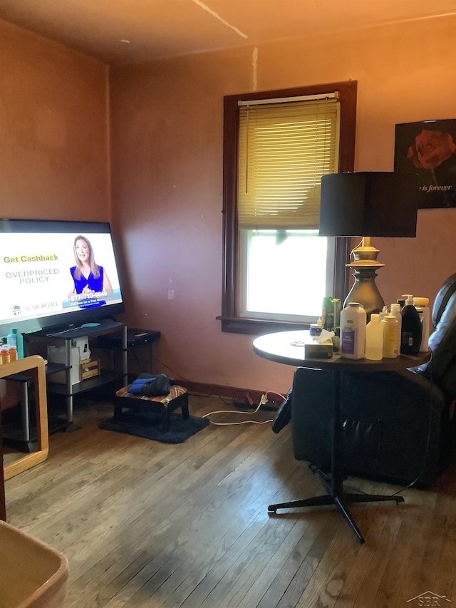 4135 Gallagher St, Saginaw, MI 48601 - living room featuring hardwood / wood-style flooring