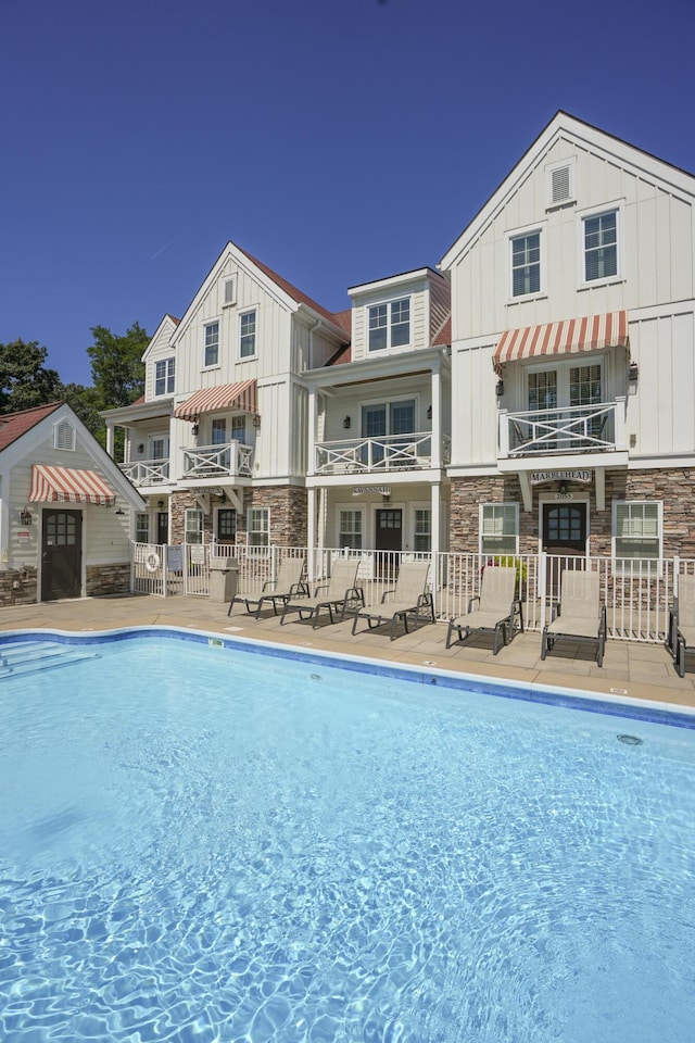 view of pool