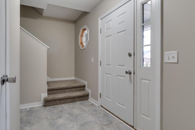 view of entrance foyer