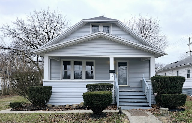 bungalow with a porch