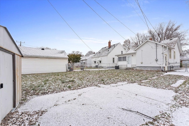 view of rear view of house