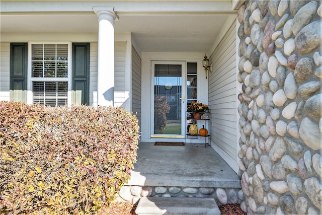 view of property entrance