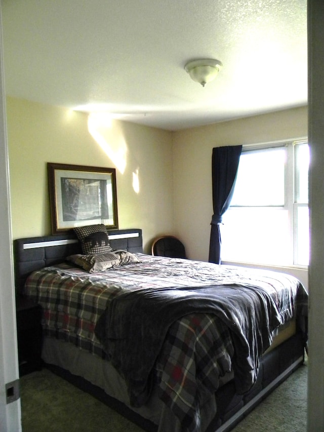 bedroom with carpet flooring