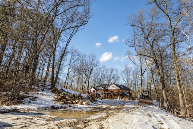 view of front of home