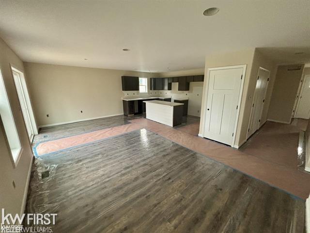 view of unfurnished living room