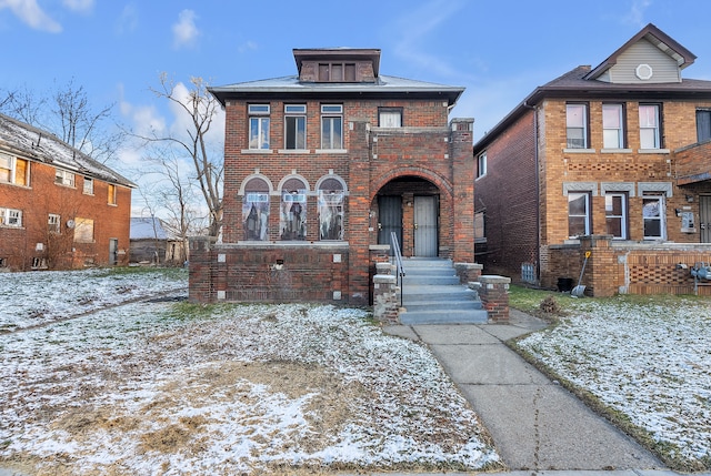 view of front of property featuring french doors