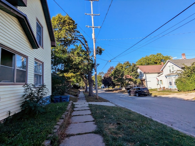 view of road