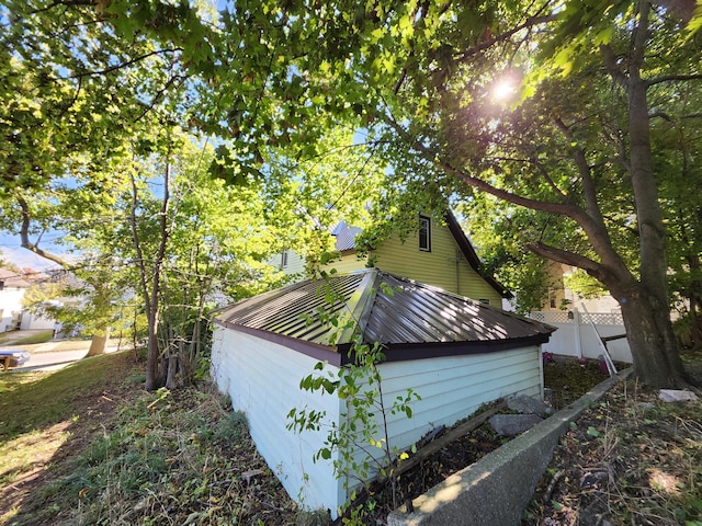 view of side of property