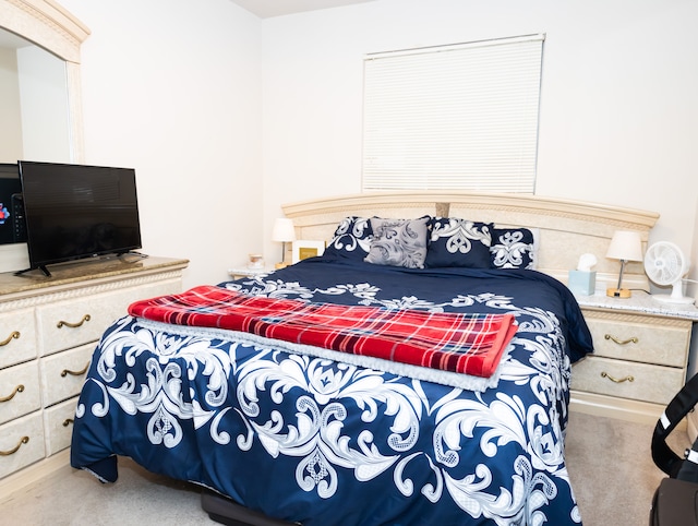 bedroom featuring carpet flooring