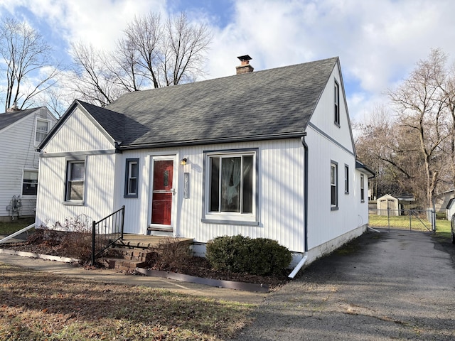 view of front of property