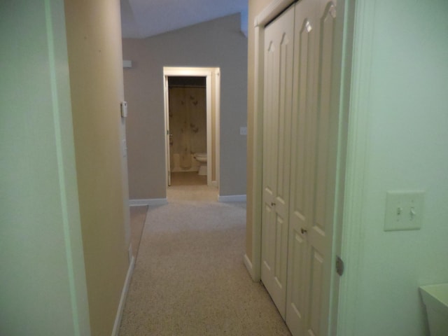 corridor with baseboards