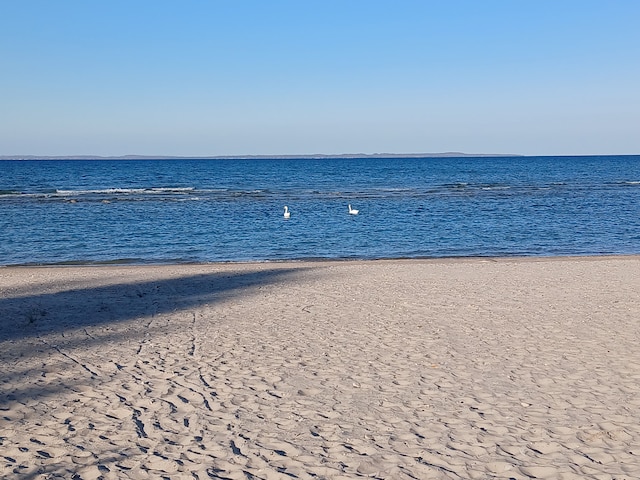 property view of water with a view of the beach