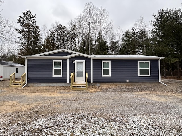 view of manufactured / mobile home