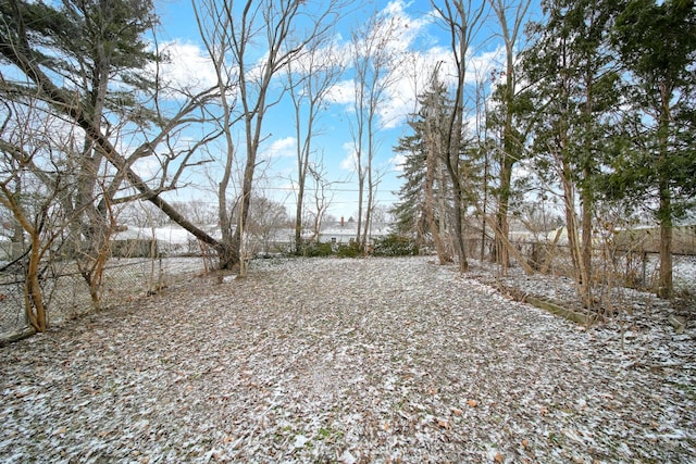 view of snowy landscape