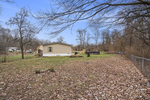 view of yard featuring a playground