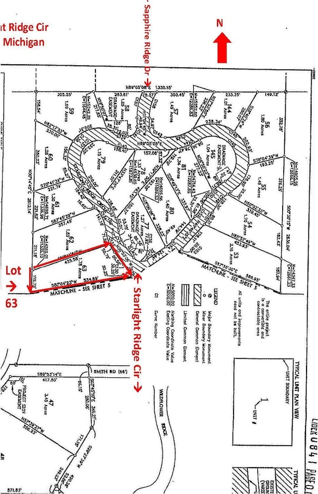 63 Star Light Ridge Cir, Onekama MI, 49675 land for sale