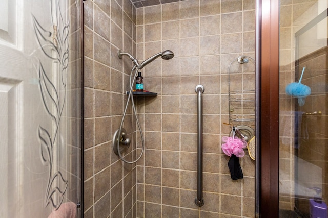 bathroom with walk in shower