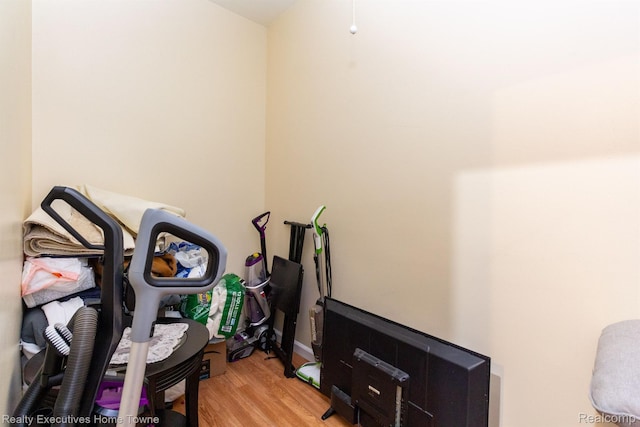 8268 Doncaster Dr, Sterling Heights, MI 48312 - misc room with light wood-style flooring