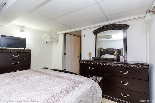 8268 Doncaster Dr, Sterling Heights, MI 48312 - bedroom with a paneled ceiling